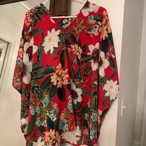 Show Me Your Mumu floral tunic top size XS